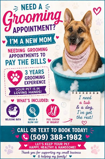 Penny and the Pets – The Dog Mom mobile pet grooming